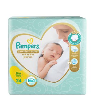 Pampers Diapers Pant, Pants,  New Born | 24 Pants